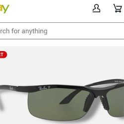 Sunglasses Men's Designer Used Ray Ban