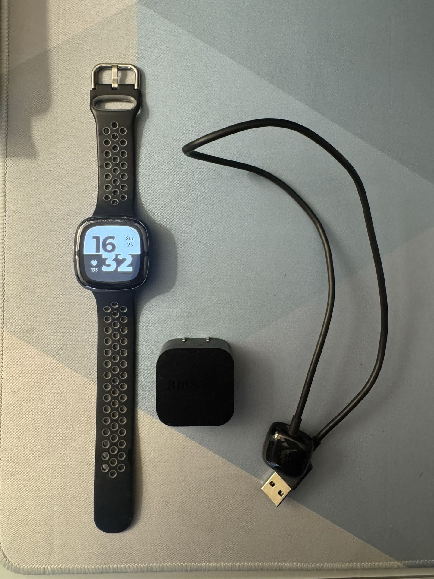 Fitbit Sense 2 with Charging Cable and USB Wall Charger