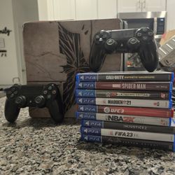 PS4 Batman Bundle + 2 Controllers & 9 Games (Xmas Deal!)