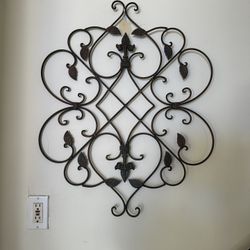 Metal Scrollwork Wall Decor