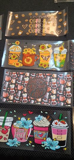 Coffee UV DTF wraps - $2 each
