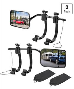 Universal Clip on Towing Mirrors Extensions for Towing