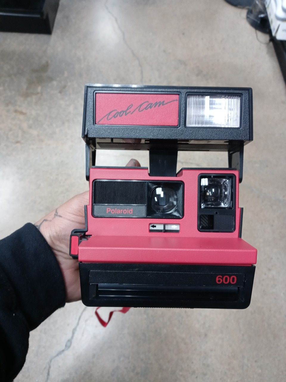 Vintage Polaroid 600 instant camera