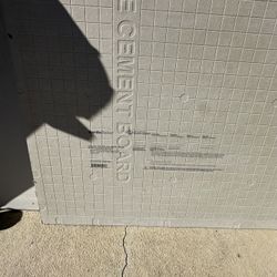 (2) Hardie Backer -cement Boards 