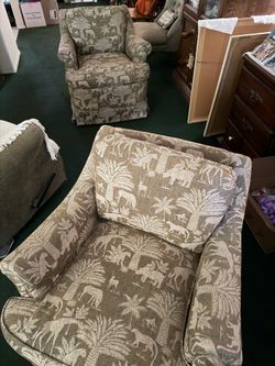 Vintage (2) Swivel / Rocker Chairs