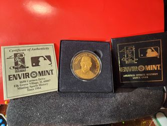 Enviromint Sammy Sosa Chicago Cubs  1998 Bronze Commemorative Medal.