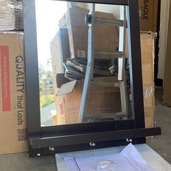 Wall Mirror With Hooks And Shelf