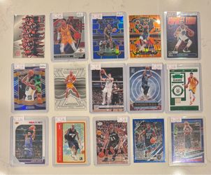 Lot of 15 basketball cards - NBA sports cards