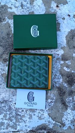 Goyard Green Wallet — Super Clean