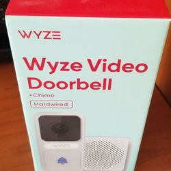 Wyze Video Doorbell  + Chime .