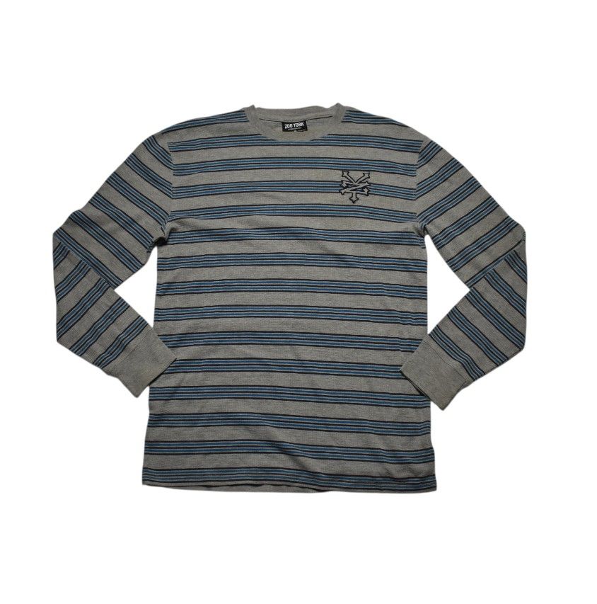 ZooYork Gray Blue Long Sleeve Shirt XL