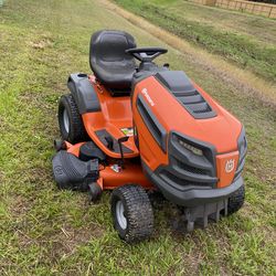Husqvarna riding lawn mowe