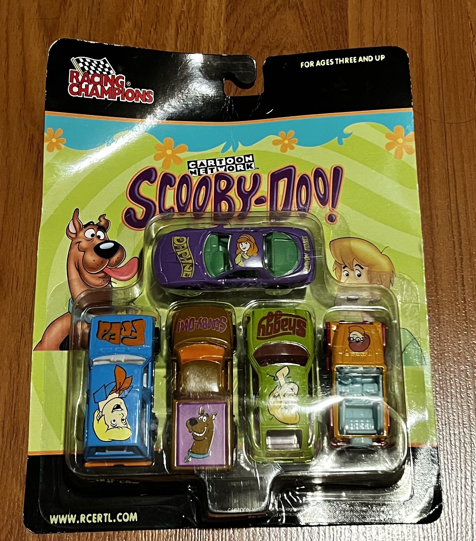 SCOOBY-DOO DIECAST CAR SET OF 4CARTOON NETWORK 2000 RACING CHAMPIONS