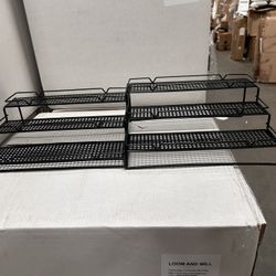 ❗️Wholesale Only❗️3-Tier Black Metal Wire Adjustable Spice Rack Organizer
