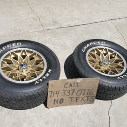 Two Trans Am 15x7 Wheels