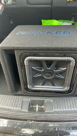 Kicker L7 12in also selling amp separately