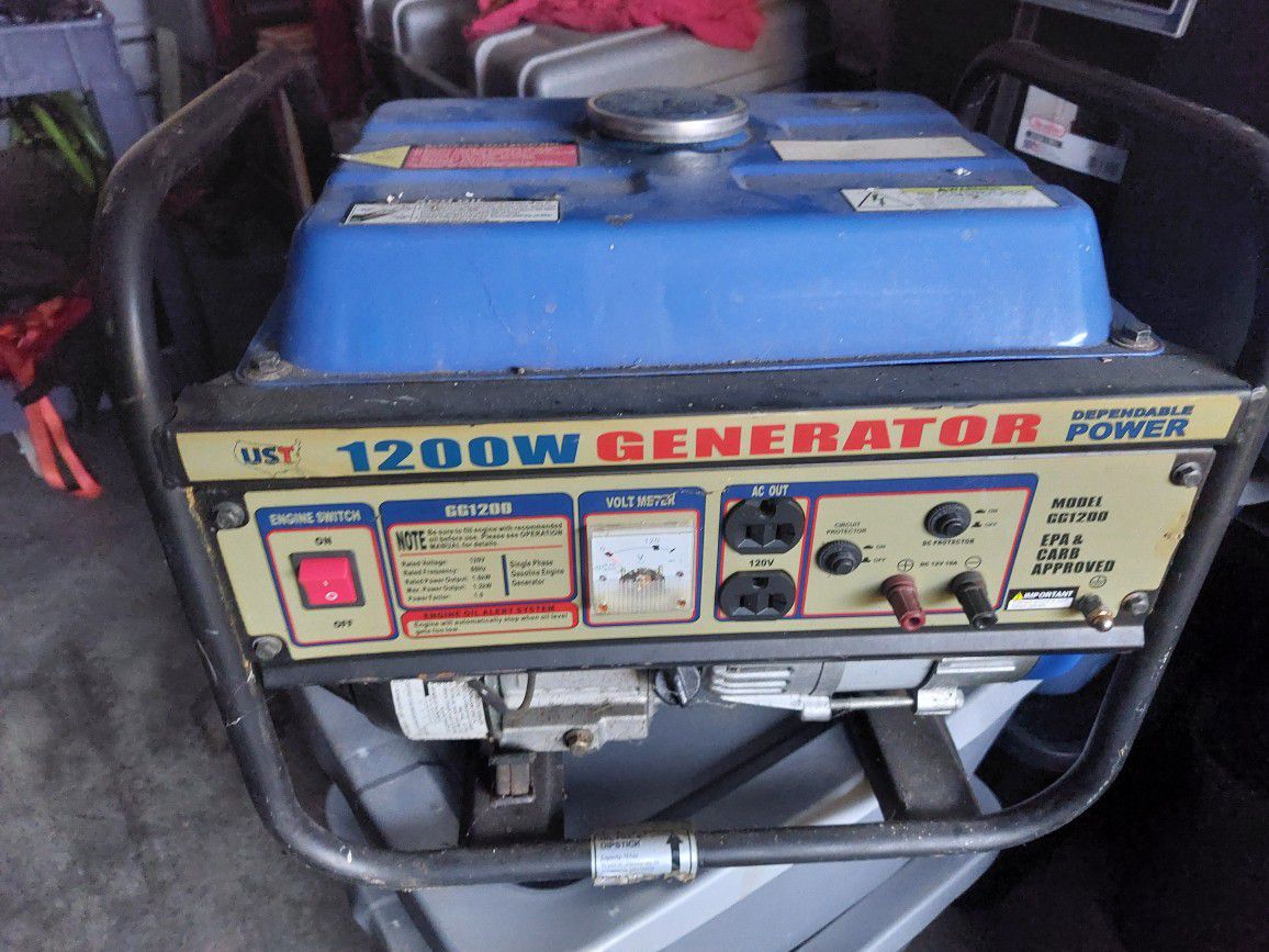 DOSENT RUN 1200w Generator 