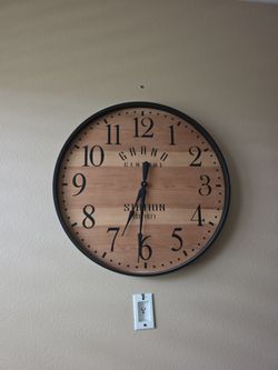 Wood Clock