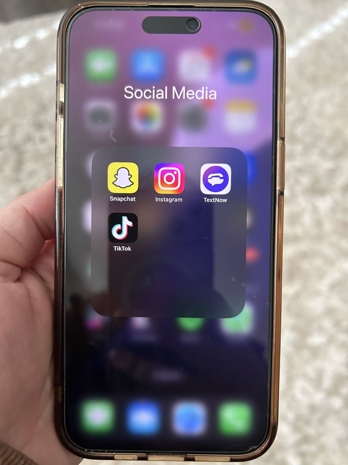iPhone 15 Pro max w/ TikTok App