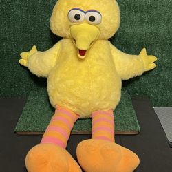 Vintage Big Bird Plush XL 39” Playskool Hasbro 1995 Sesame Street Stuffed Animal