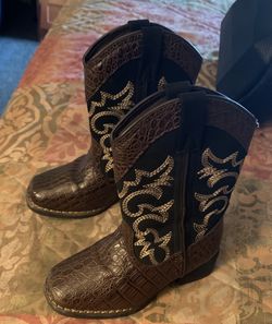 Little boys Rodeo Roper Boots Brand New size 7M These are very nice.