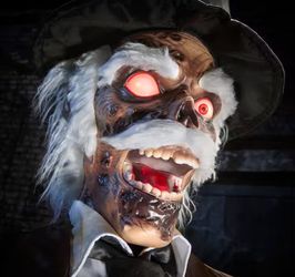 Halloween Zombie Barber Animatronic Prop