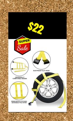 Straps tow dolly
