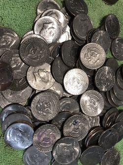 50 Cents Coins $ 1 Dollar A Pice