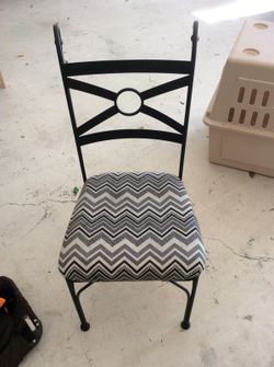 Iron chairs set of four