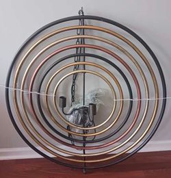 Mixed Medal Chandelier Ceiling Light