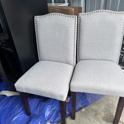 2 Upholstered Chairs 