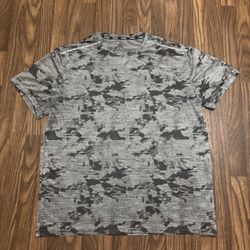 Tec One Men’s Cloud Camo Design Short Sleeve Shirt * Size 2XL 