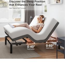 King Adjustable Bed Frame 