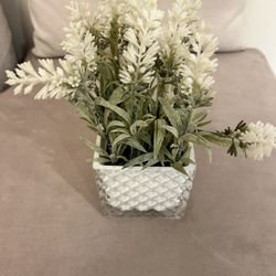 Faux Decorative Flower Pot