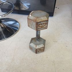 1 Dumbell 25lbs