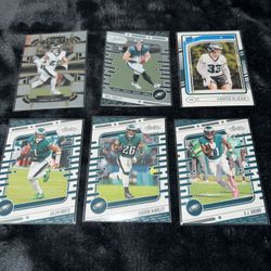 Philadelphia Eagles Rookie And non rookie Trading cards