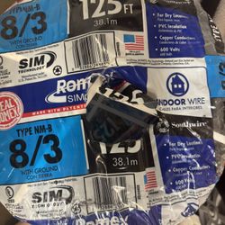 Romex  8/3 125ft