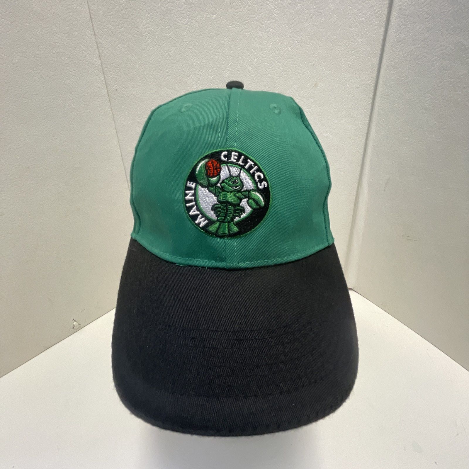 Maine Celtics Snapback Hat Cap Portland ME Basketball Lobster - Green Black