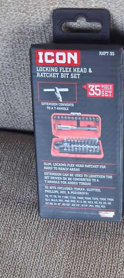 Icon rachet bit tool set