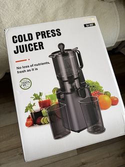 YPONE Cold Press Juicer - 5.8" Large Feed Chute Slow Masticating Juicer