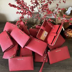 Michael kors double Zip Wallet 