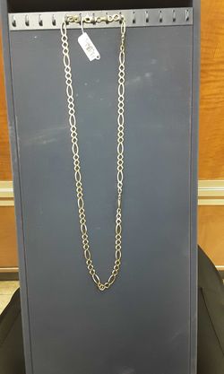 Figaro Chain - Yellow Gold 14k (.585) 15 grams 22 inch