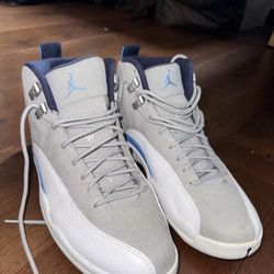 Air Jordan 12 Retro 'Grey University Blue'  Size 7.5 men’s.