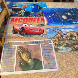 5 Kids Placemats 