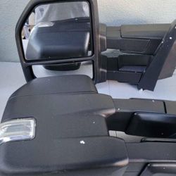 15-18 All Black Ford F150 Towing Mirrors ESPEJOS Retrovisores