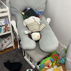 Baby Rocking Chair And Foot Stool / Baby Changing Table 