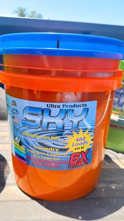 Liquid laundry 5 gallon buckets