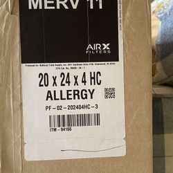 House air filters- MERV 11