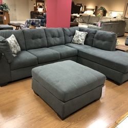 ❗Brand New Ashley Maier Charcoal Sectional Couch ❗