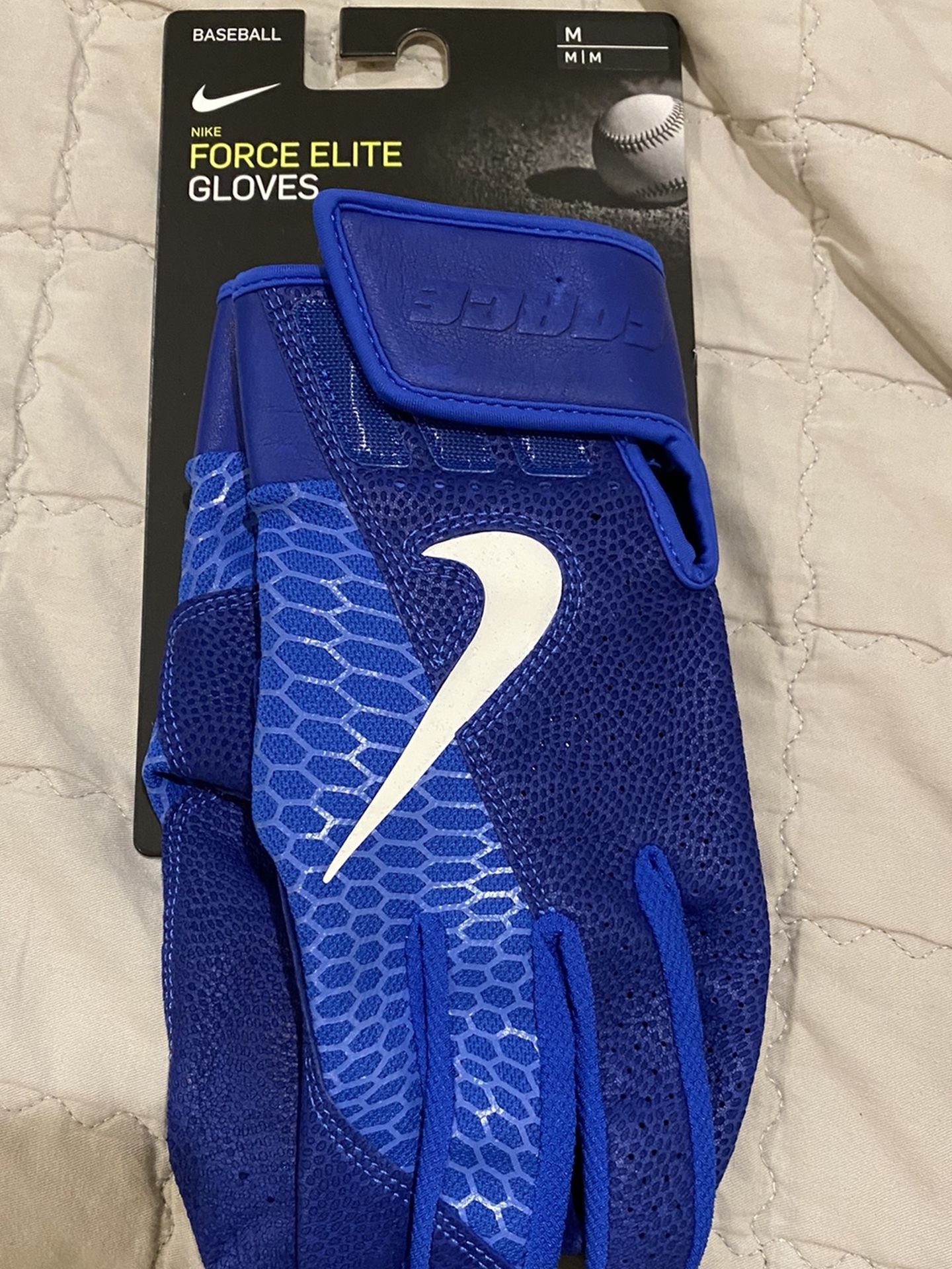 Nike Force Elite Batting Gloves Sz Medium